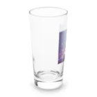 Hojo_Gorozaemonの紫蝶・壱 Long Sized Water Glass :left