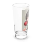 AQUAMETAVERSEのリンゴ飴娘　Tomoe bb 2712 Long Sized Water Glass :left