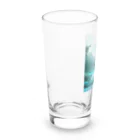 hana2ginの Almost Transparent Blue. Long Sized Water Glass :left