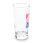 ドット職人のピクセルアート　レトロゲーム Long Sized Water Glass :left