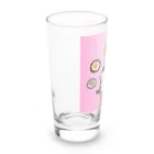 MIe-styleのドーナツみぃにゃんピンク Long Sized Water Glass :left