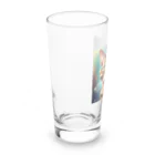 infinity🄬outeの顔にシミがある茶トラ猫くん Long Sized Water Glass :left