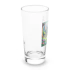 キラキラとどうぶつの魔法の国の白ウサギ Long Sized Water Glass :left