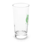 「キュートなアズキとマメタのワンダフル・ドリームランド」の小松菜ちゃん Long Sized Water Glass :left