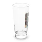 ナンピンの麻雀を覚えているパンダ Long Sized Water Glass :left