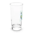 海の幸のカリブ海と船 Long Sized Water Glass :left