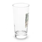 モンピパラダイスのイケテルにゃん‼️ Long Sized Water Glass :left