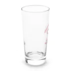 Snow-peaceのふわふわバニーコスチュームのかわいい子猫 Long Sized Water Glass :left