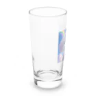 百合の花のモフモフビションフリーゼグッズ Long Sized Water Glass :left