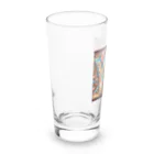 nico251の動物たちで描かれた文字　”YES” Long Sized Water Glass :left