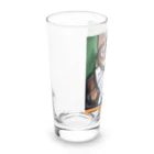 Ppit8のどっしりかまえる猫ちゃん Long Sized Water Glass :left