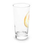 pyon☪︎chocoの目玉焼き　水彩 Long Sized Water Glass :left