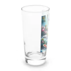 NaturalCanvasの鯉の滝登り Long Sized Water Glass :left