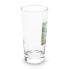 Yumintjの向日葵の中にネコ Long Sized Water Glass :left