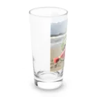 はちみつあめの浜辺のスイカ Long Sized Water Glass :left