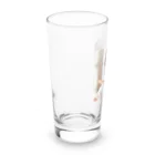 inuneko2004の優美な伝統美：キス顔の和装美人 Long Sized Water Glass :left