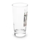 zigerparkの隠れる猫 Long Sized Water Glass :left