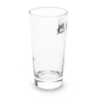 文字野郎の燃料は猫 イラストありバージョン Long Sized Water Glass :left