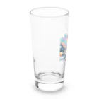 キャットパラダイス☆彡のユニ猫　宇宙空間 Long Sized Water Glass :left