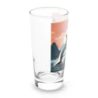 はちみつあめの夕日のシャチ Long Sized Water Glass :left