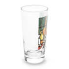 Ppit8のにわとりさん朝ごはんを食べる！ Long Sized Water Glass :left