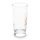 波にのるくまたんショップ62号店81番通りのドット絵のハムスター Long Sized Water Glass :left