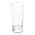 Siderunの館 B2の画伯チックな両生類（ブレーメンの音楽隊風） Long Sized Water Glass :left