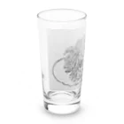光平洋子のかしこいプーリー犬が転がる。 puli illustration  Long Sized Water Glass :left