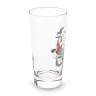 IZANAMI by Akane Yabushitaの【バリの人々】バイク家族乗り Long Sized Water Glass :left