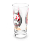 月が輝くこんな夜にの狐兄弟 Long Sized Water Glass :left