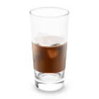 そらまめの常にアイスコーヒー入り Long Sized Water Glass :left