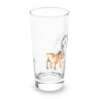 SANKAKU DESIGN STOREのちょっぴり強面の大きい犬たち。 Long Sized Water Glass :left