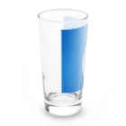 まつりの青の下弦の月 Long Sized Water Glass :left