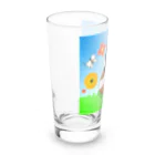 Lily bird（リリーバード）の野原の三毛猫さん Long Sized Water Glass :left