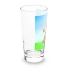 Lily bird（リリーバード）の野原のトラ猫さん Long Sized Water Glass :left