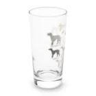 豆つぶのSighthound Friends(淡色推奨) Long Sized Water Glass :left