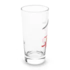 麻雀ロゴTシャツショップ 雀喰 -JUNK-の麻雀牌 八萬　漢字のみバージョン＜萬子 パーマン/パーワン＞ Long Sized Water Glass :left
