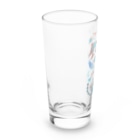 Akane Yabushita SUZURI Shopの🇹🇷トルコのイズニックタイル【ターコイズ】 Long Sized Water Glass :left