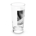akane_art（茜音工房）のモノクロチワワ（おすまし） Long Sized Water Glass :left