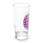 LalaHangeulのはんぐるde林檎　~チェリーピンク~ Long Sized Water Glass :left