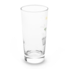 L_arctoaのカマキリの昼と夜の複眼（絵文字、背景透過ver） Long Sized Water Glass :left