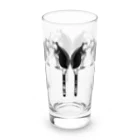 ぎんぺーのしっぽのモノクロキノボリカンガルー Long Sized Water Glass :left