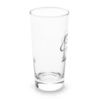 ゆとり犬のゆとり犬（線画） Long Sized Water Glass :left