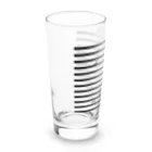 さかたようこ / サメ画家のサメサメボーダー | Black | Long Sized Water Glass :left