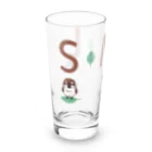 イラスト MONYAAT のスズメがちゅん SMLTシャツ Long Sized Water Glass :left