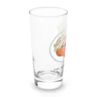 脂身通信Ｚのトマト・ほうれん草・蒸し鶏のサラダ Long Sized Water Glass :left