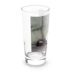 BLACK CATのウチの猫達 Long Sized Water Glass :left