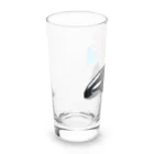 LalaHangeulのシャチさん　ハングルデザイン Long Sized Water Glass :left