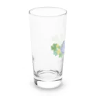 kitaooji shop SUZURI店のヤマトシジミとカタバミ Long Sized Water Glass :left