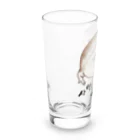 LalaHangeulの사막 비 개구리(ナマカフクラガエル)　ハングルバージョン Long Sized Water Glass :left